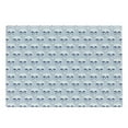 thumbnail image 1 of Skull Cutting Board, Skulls and Geometric Shapes with Vertical Stripes Optical Effects Illustration, Decorative Tempered Glass Cutting and Serving Board, Large Size, Navy Blue White, by Ambesonne, 1 of 1