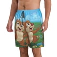 thumbnail image 2 of Men's Chip N Dale (14) Quick Dry Summer Swim Trunks Board Shorts Beach Bathing Suit Large, 2 of 9