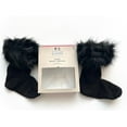 thumbnail image 2 of Hunter Kids Faux Fur Cuff Boot Sock Black Medium ( US 11-13 ), 2 of 2