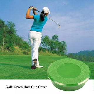 BESPORTBLE Golf Hole Cup Cover Green Golf Putting Holes Cover Plastic  Putting Golf Cup for Golf Hole Practice Training Aids Outdoor Activities 2