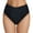 Black, variant on TOWED22 Women's Swim Bottom High Waist Retro Basic Full Coverage Bikini Tankini Swimsuit Briefs(Red,L)