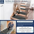 thumbnail image 6 of 8 X 30 15 Pack Non Slip Stair Carpet Treads For Wood Steps Indoor Stair Mats Covers With Adhesive AntiSlip Stair Runner Rug For Elders And Dogs, 6 of 7
