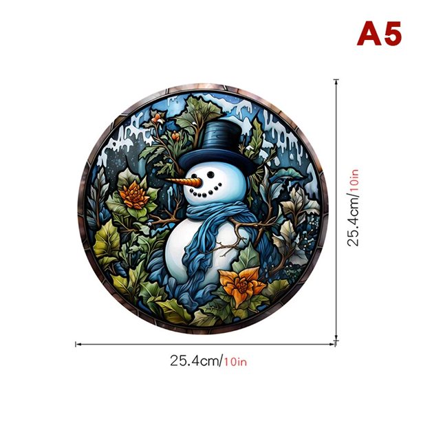 Pegatinas de vidrio de ventana de PVC estáticas, película decorativa sin pegamento, teñidas de Navidad, coloridas, Papá Noel, alce, muñeco de nieve, decoración del hogar de fiesta