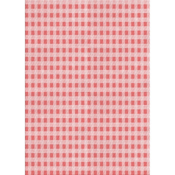 Ahgly Company Indoor Rectangle Patterned Bean Red Area Rugs, 5' x 8'