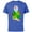 Royal Heather, variant on Toy Story 4 Forky Green Shamrock St. Patrick's Day - Short Sleeve Cotton T-Shirt for Adults - Customized-Navy