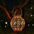 thumbnail image 2 of Lámpara de LED para exteriores con mango, 6LM para Patio jardín y decoración de césped SM SunniMix patio al aire libre colgando linterna, 2 of 8