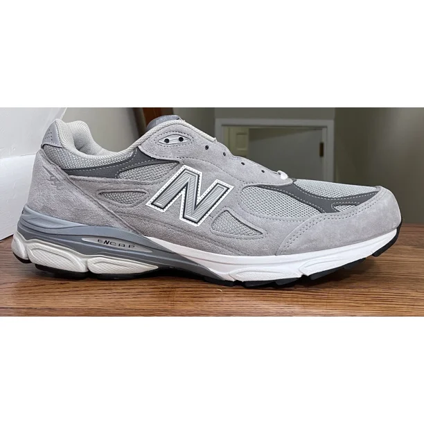 New Balance 990v3 Made in USA 'Grey' M990GY3 2021 Mens Sneakers Size 16