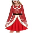 FhsagQ Dresses Girls Christmas Dresses Size 1012 Formal Girls Christmas Dress Long Sleeve