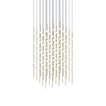 Sonneman 2168.W Constellation Cosmic Cube 100 Light 21" Wide Led Abstract Multi Light