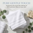 thumbnail image 3 of Unique Bargains 4Pcs Solid Cotton Absorbent Washcloths White 13" x 13", 3 of 6