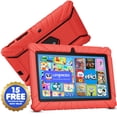 thumbnail image 3 of (3 pack) Contixo V8 Kids Tablets, Educational Tablets for Kids with Learning Apps and Kid-Proof Tablet Case, 7”, Red, 3 of 11