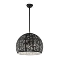 thumbnail image 4 of 49544-04 Livex Lighting Chantily - 3 Light Pendant in Bohemian Style - 19.75 Inches wide by 26.5 Inches high-Black Finish    -Traditional Installation, 4 of 9