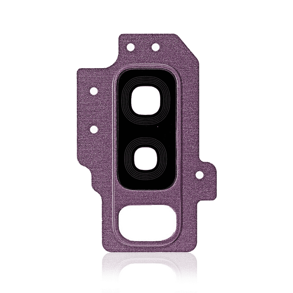 Replacement Back Camera Lens With Bracket / Bezel Compatible For Samsung Galaxy S9 Plus (Purple)