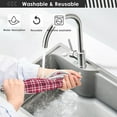 thumbnail image 6 of Coolnut Vintage Pink Plaid Kitchen Sink Splash Guard 2 Packs Faucet Absorbent Mats Classical Xmas Check Faucet Handle Drip Catcher Quickly Drying Mat for Kitchen Counter Bathroom, 23.6"x5.5", 6 of 7