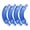 Blue, variant on 4PCS 90 Degree Curved Race Track Connectors For DieCast Car Tracks with Stable Plastic Construction for Easy Connecting
