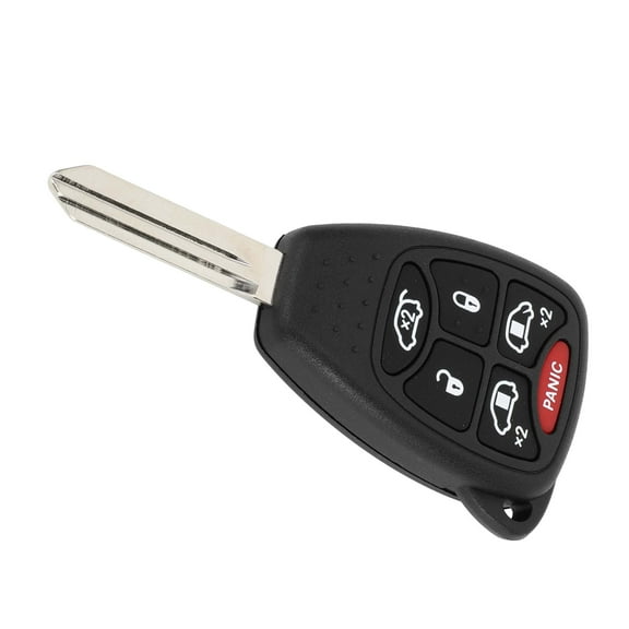 Unique Bargains 6 Buttons Keyless Entry Remote Fob Key Shell Case for Dodge Grand Caravan 04-07