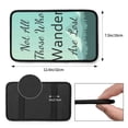 thumbnail image 3 of Bingfone Car Four-Season Universal Armrest Box Mat,Car Armrest Seat Cover Soft Leather Waterproof Armrest Cover Center Console Mat-Not All Those Who Wander Are Lost1, 3 of 7