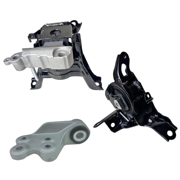 K3908 Motor & Transmission Mount Kit 3pc Compatible with Fits 2020-2022 Toyota Corolla 1.8L GAS Automatic | A42138 A42129 A42135