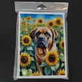 thumbnail image 3 of Mastiff in Sunflowers Greeting Cards Pack of 8 7 in x 5 in, 3 of 3