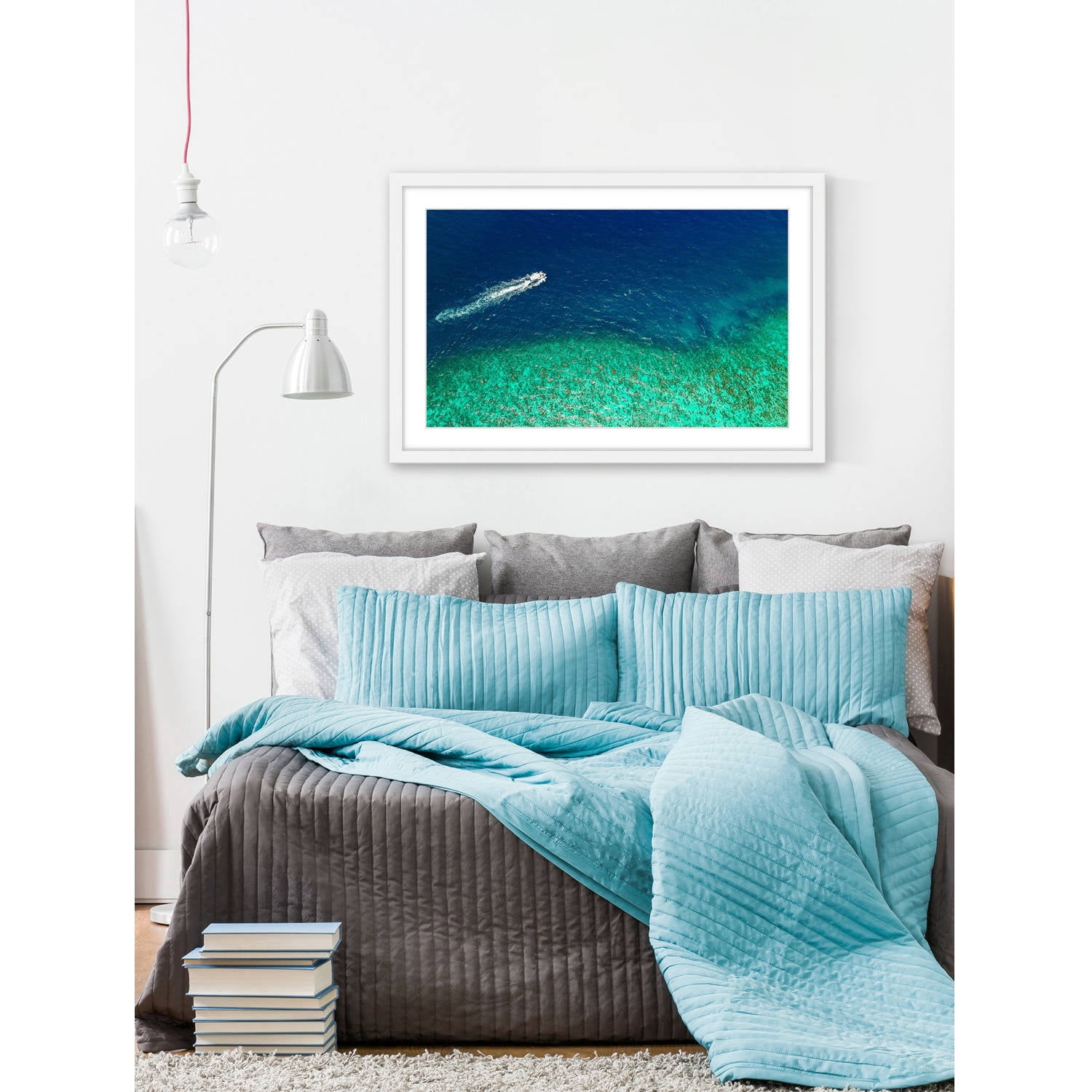 Marmont Hill "Speed Boat" by Hassan Ishan Framed Painting Print