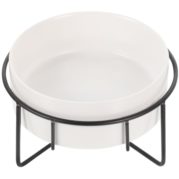 Raindrops  Cat Bowl with Stand Spaniel Pet Food Feeder Bowls for Small Dogs Puppy