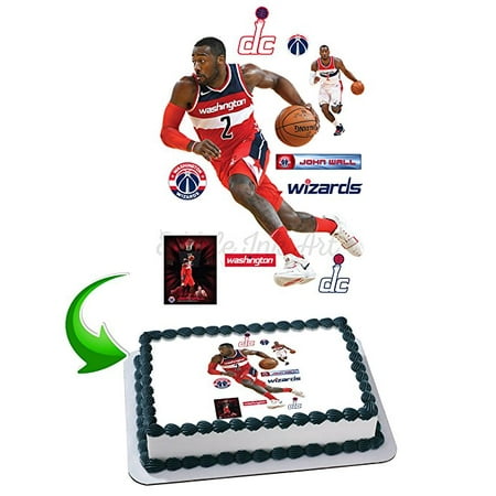 John Wall Edible Image Cake Topper Icing Sugar Paper A4 Sheet Edible Frosting Photo Cake 1/4 ~ Best Edible Image for