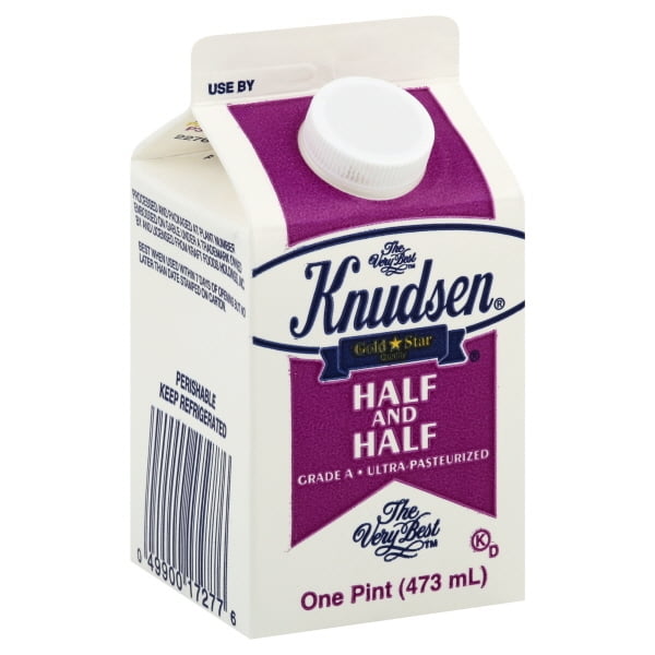 Knudsen Half And Half 1 Pint Walmart Com Walmart Com