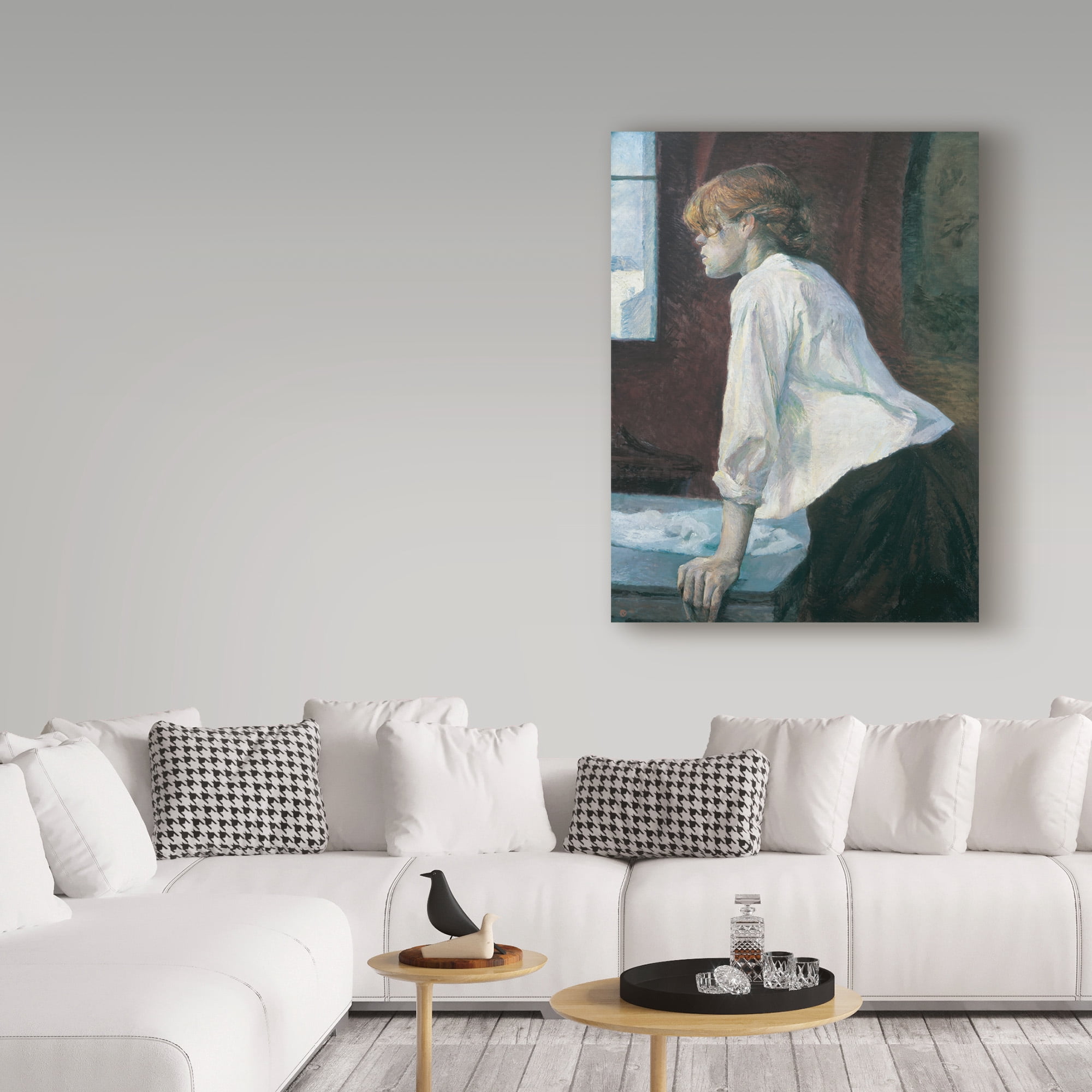 Trademark Fine Art 'La Blanchisseuse, 1886-87' Canvas Art by Henri de Toulouse-Lautrec