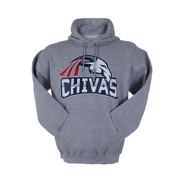 Sudadera Chivas Old School Sports Para Hombre Talla EEG Gris