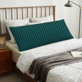 thumbnail image 4 of Fotbe Black And Teal Checkerboard Funda para Almohada Corporal con Diseño, Funda de Microfibra Ultrasuave de 20x54 Pulgadas, Ropa de Cama Elegante, 4 of 7