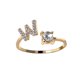 thumbnail image 1 of Exquisita moda 26 alfabeto inglés estilo anillo carta moda anillo de cobre Wmkox8yii fajkfhkj1317, 1 of 3