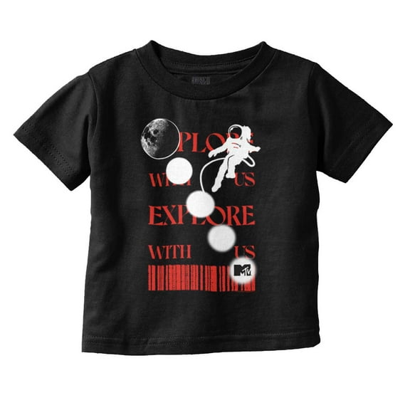 MTV Moon Phases Explore With Us Toddler Boy Girl T Shirt Infant Toddler Brisco Brands 6M