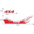 thumbnail image 3 of 4PCS 4X4 Off-Road Mountain Design Car Stickers - Premium PVC, 190x50cm & 40x10cm Sizes, Red Color - Waterproof, High-Temp Resistant, Self-Adhesive & Removable Exterior Decals for Cool Vehicle Styling, 3 of 5