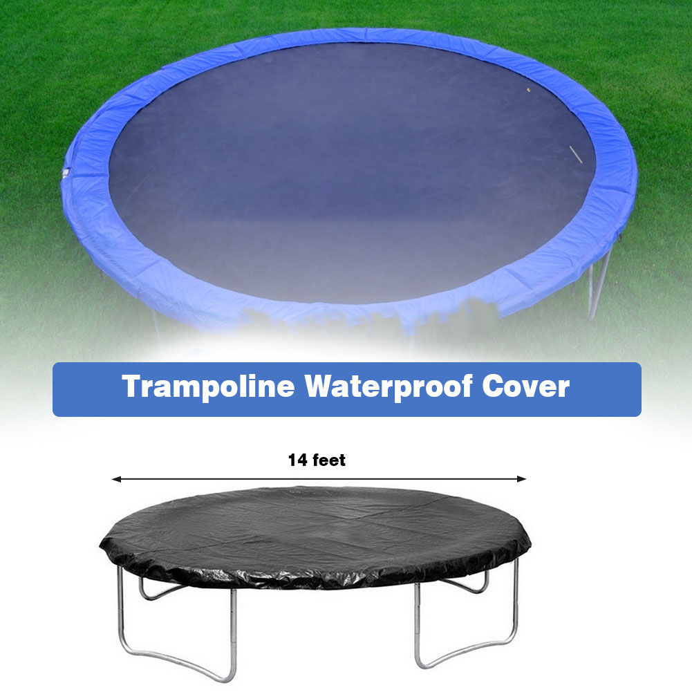 14 feet 4.27 meters rain cloth Trampolines Weather Cover Waterproof Cover Rainproof Protection Cover Perfect for Outdoor Round Trampolines