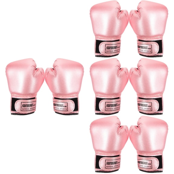 4 Pairs  Sports Glove Children Boxing Glove Toddler Kickboxing Glove Sparring Glove for Practicing