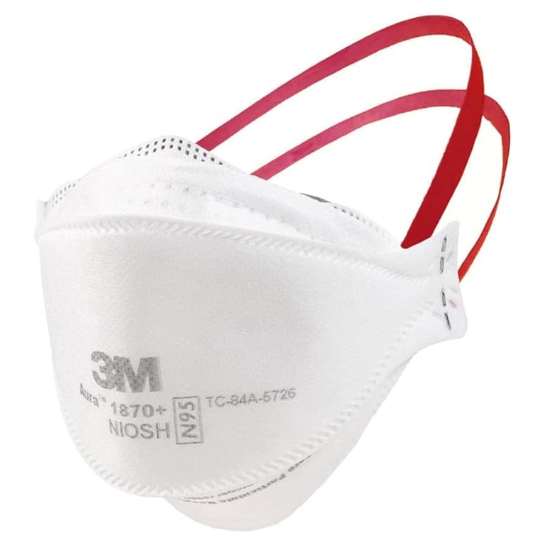 3M Aura Particulate Respirator Surgical Mask Flat Fold 240 per