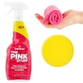 thumbnail image 1 of Bundle of The Pink Stuff Multipurpose Cleaner 750Ml | Sponge | Microfiber Cloth | 3 in 1 Cleaning Bundle, 1 of 1