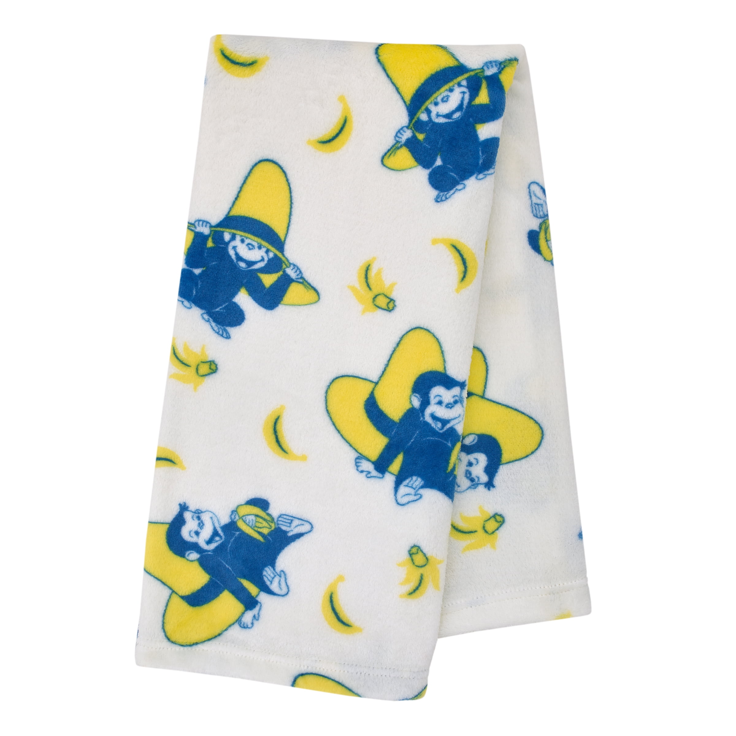 Curious George Printed Plush Baby Blanket, Infant Girl and Boy