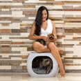 thumbnail image 1 of Cama Para Perro Gato Cojineria De Felpa Lavable Blanco, 1 of 4