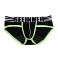 thumbnail image 2 of HUPOM Men'S Underwear Underwear For Men Pack Medium waist Comfort Waist Solid Boxer Briefs Black M, 2 of 6