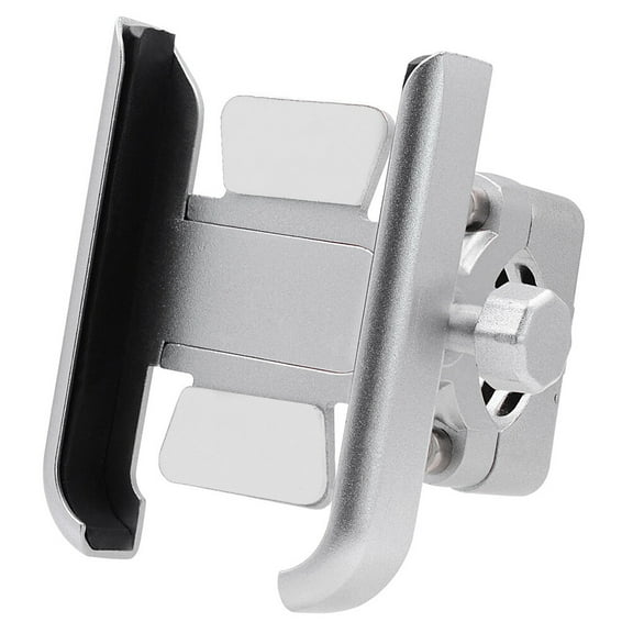 Aluminum Alloy Phone Holder for Bike Navigation Bracket Suitable for Motorcycle ATV and More Silver