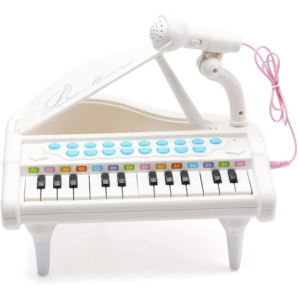 Amy & Benton Piano Enfant Fille 1 2 3 Ans, Piano Jouet Rose Bebe avec  Microphone-31 Touches Rose : : Jeux et Jouets