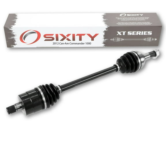 Sixity XT Rear Left Axle compatible with Can-Am Commander 1000 2012 - EFI STD LTD X XT 4X4