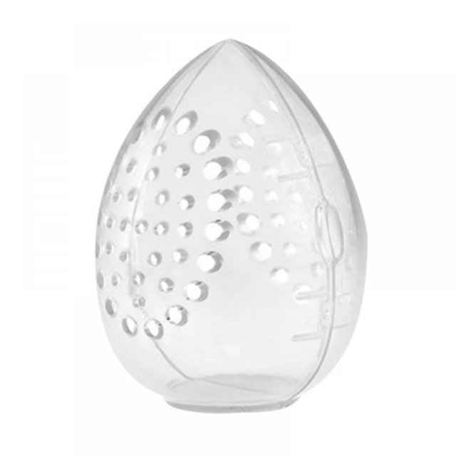 Makeup Sponge Storage Case Multi-hole Moisture-proof Transparent Beauty Sponge Holder Cosmetic Container Stand Teardrop-shaped