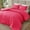 Hot Pink, variant on Whale Flotilla 3-Piece Jacquard Braid Ultra Soft Queen Comforter Set, Luxury Reversible Microfiber Comforters Full Size Bedding Set with 2 Pillowcases, Lightweight Duvet for All Seasons, Purple