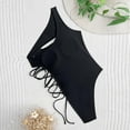thumbnail image 6 of Lopeceal Sexy Women’s One Piece Swimsuit Cutout Lace Up One Shoulder Bathing Suit, 6 of 8