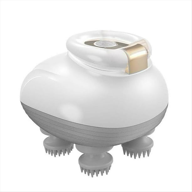 Masajeador Eléctrico para el Cabelludo, Masajeador de Cabeza para Aliviar el Estrés del Cabelludo, Masajeador Portátil de Mano para el Crecimiento del Cabello.