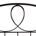 thumbnail image 2 of Sylvania Metal Headboard Panel with Elegant Pattern of Curves and Twists, French Roast Finish, Full, 2 of 6