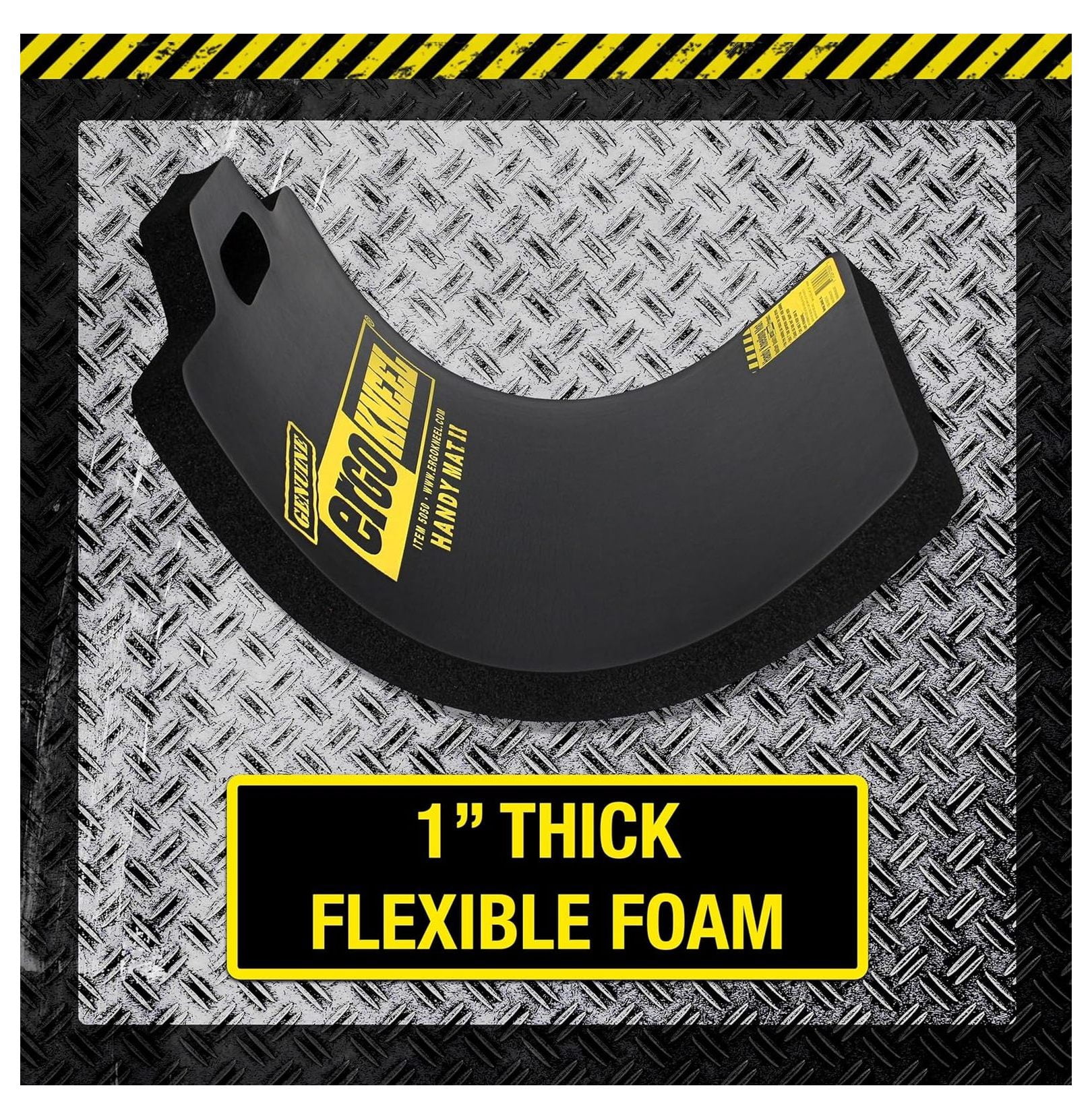 Foam Kneeling Pad – Extra Thick 1” Kneeling Mat 14” x 21” | Large Working Pad for Knees & Back | Heavy-Duty Anti-Fatigue Knee Mat | Portable Industrial Kneeling Pad
