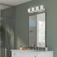 thumbnail image 3 of Merry Collection Four-Light Etched Glass Bath Vanity Wall Light, 3 of 5
